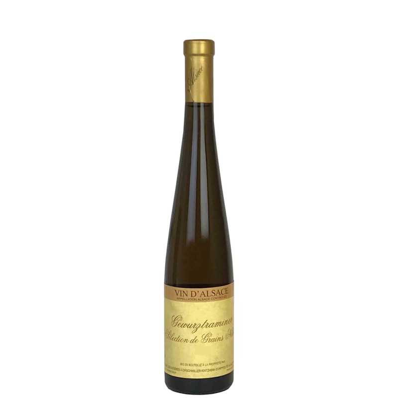 Vin blanc D'Alsace Gewurztraminer - Sélection Grains Nobles 50cl