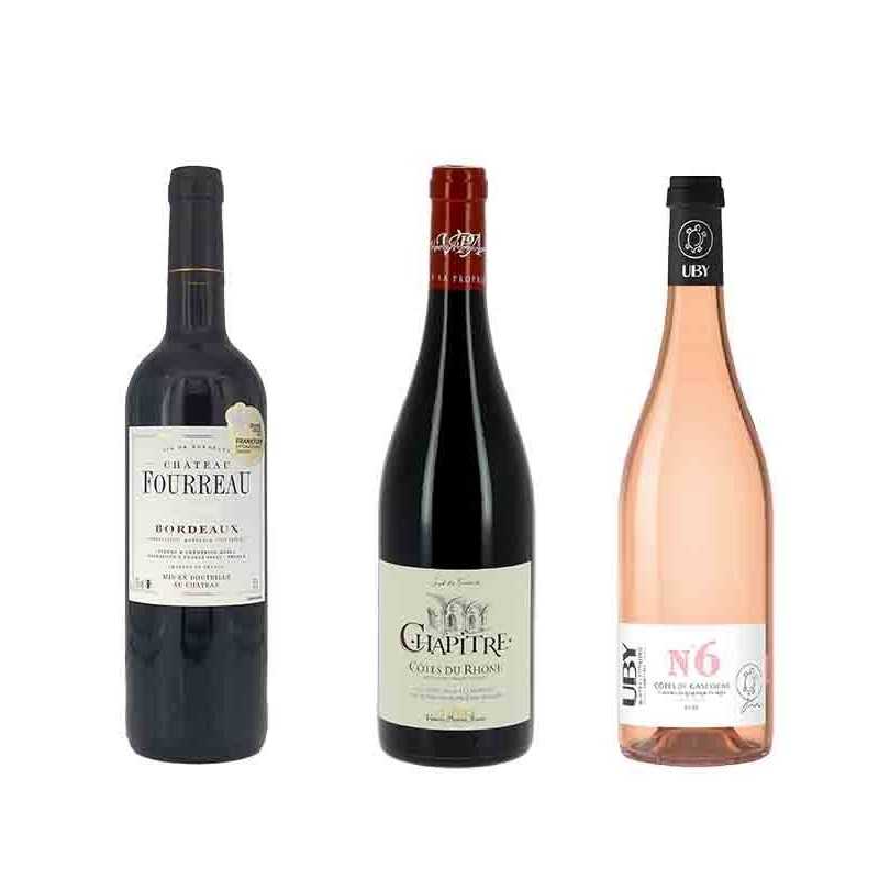 Pack de vins Petit Budget-3 Bouteilles