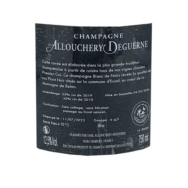 Champagne 1er Cru Blanc de Noirs- Maison Allouchery-Deguerne 75cl