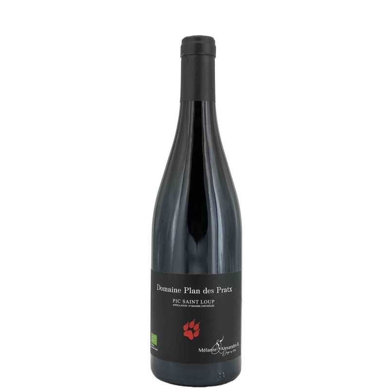 Vin rouge Pic Saint Loup-Domaine Plan des Pratx