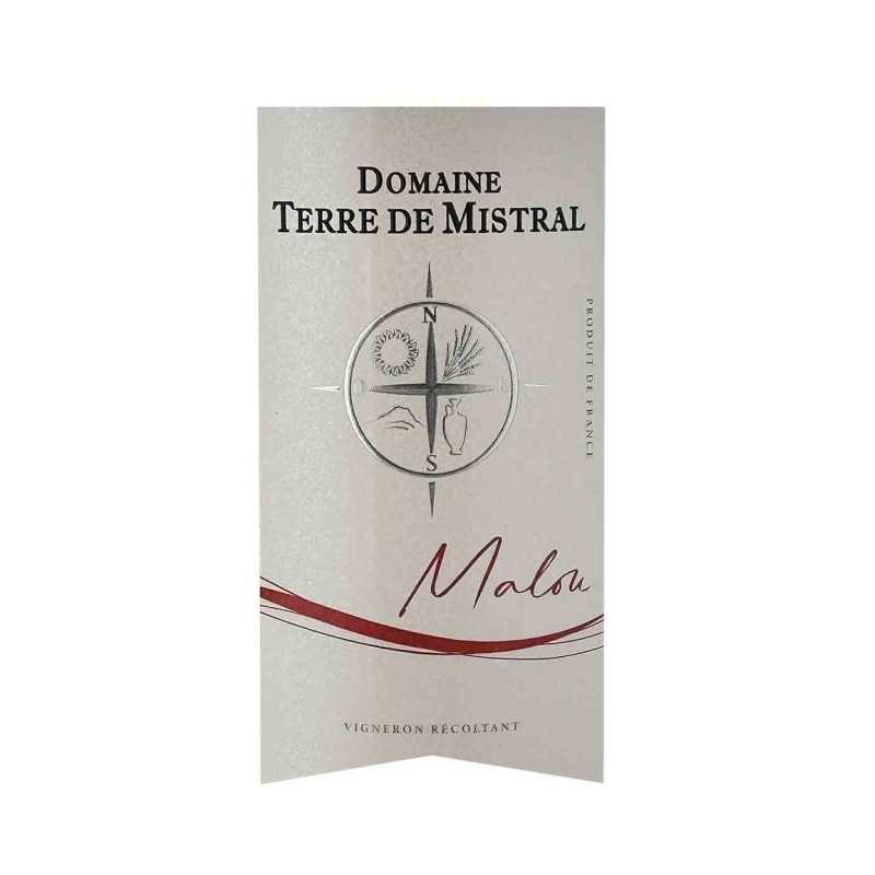 Vin Rosé moelleux Malou - Vin de pays Méditerranée - Domaine Terre de Mistral 75cl