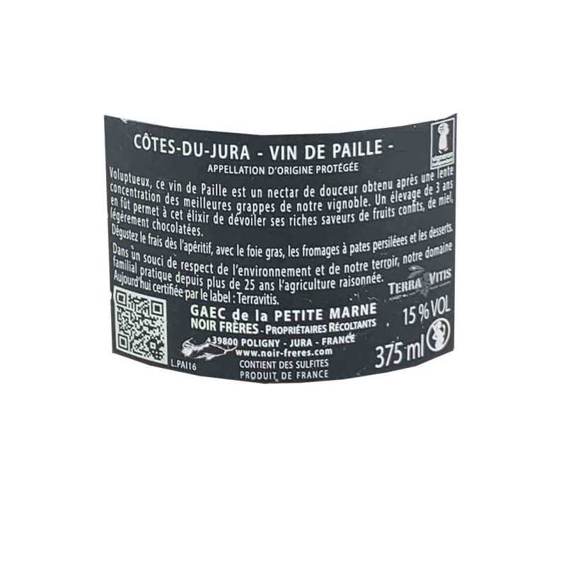 Côtes-du-Jura Vin de Paille - Domaine Noir Frères 75cl