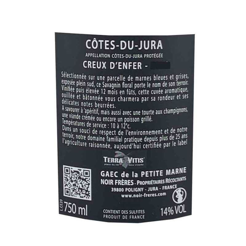 Côtes-du-Jura Cuvée Les Creux d'Enfer - Domaine Noir Frères 75cl