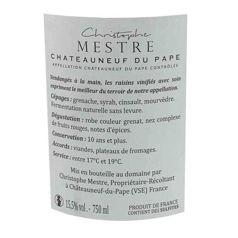 Châteauneuf-du-Pape Rouge - Christophe Mestre 75cl
