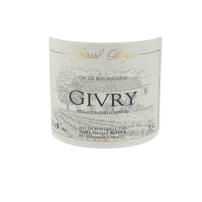 Vin Bourgogne Givry Rouge -Maison Boyer 75 cl