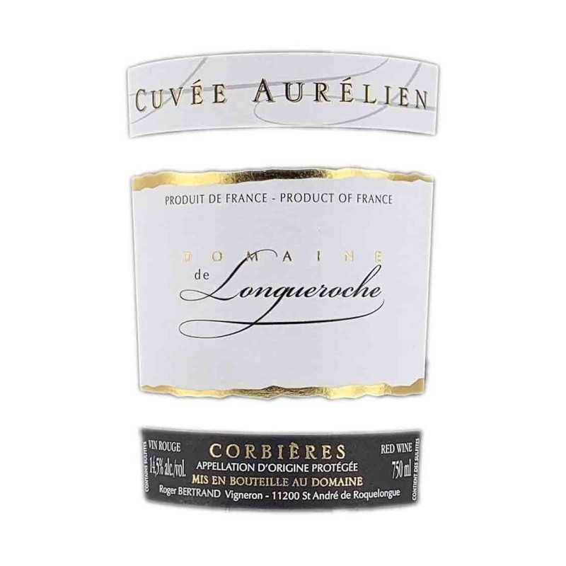 Vin rouge Corbières Cuvée Aurélien - Domaine de Longueroche 75cl