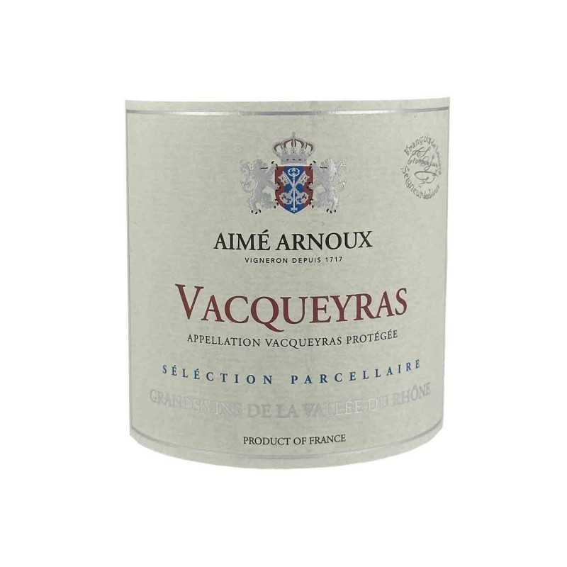 Vin Rouge Rhône -Vacqueyras - Sélection Parcellaire-Aimé Arnoux 75cl