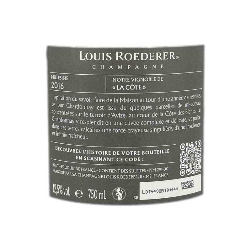 Champagne Blanc de Blancs 2016 - Louis Roederer - En Etui 75cl