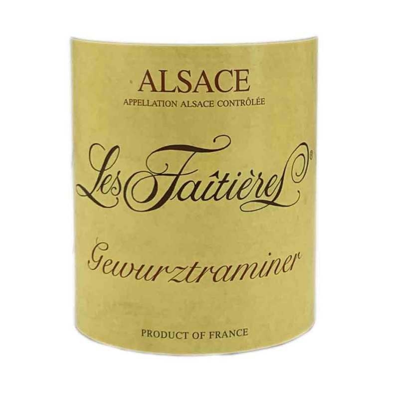  Vin blanc D'Alsace Gewurztraminer - Les Faîtières 75cl