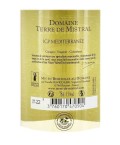 Vin Blanc IGP Méditerranée- Cuvée Pauline - Domaine Terre de Mistral 75cl