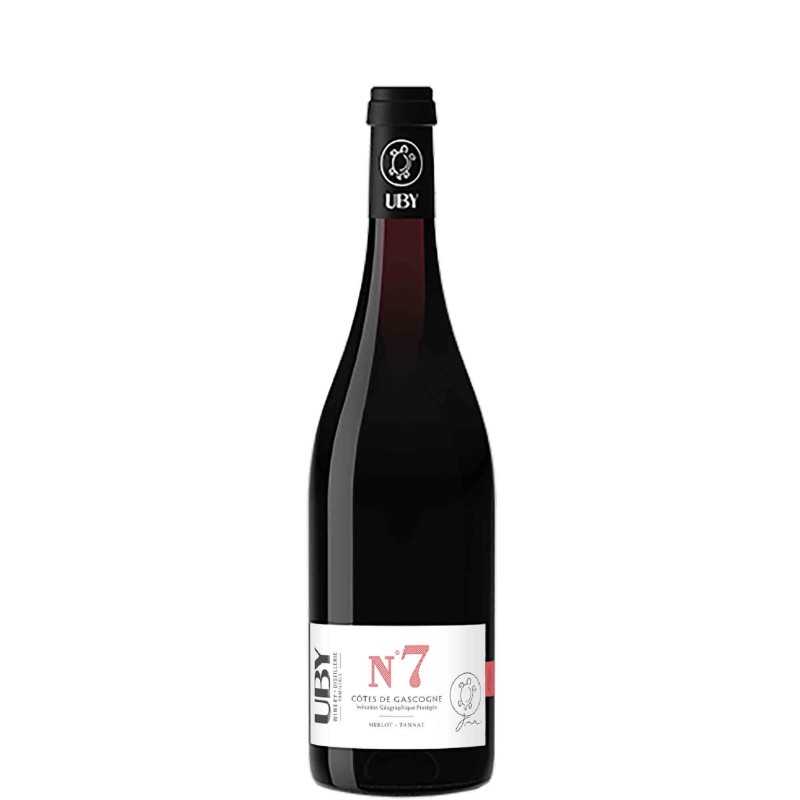 Côtes de Gascogne vin rouge UBY n°7 - Merlot-Tannat 75cl