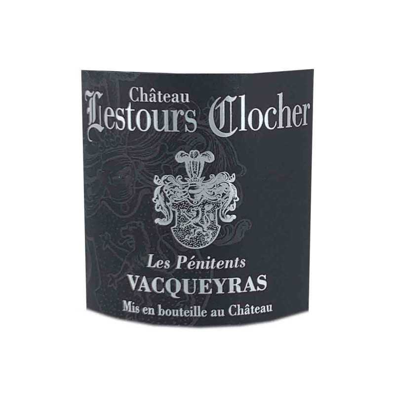 Vin Rouge-Rhône-Vacqueyras - Château Lestours Clocher - Les Pénitents 75cl