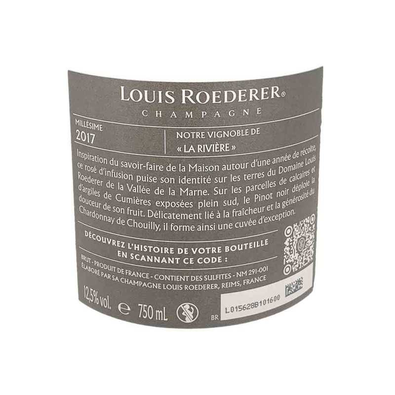 Champagne Rosé 2017 - Louis Roederer- En Etui 75cl