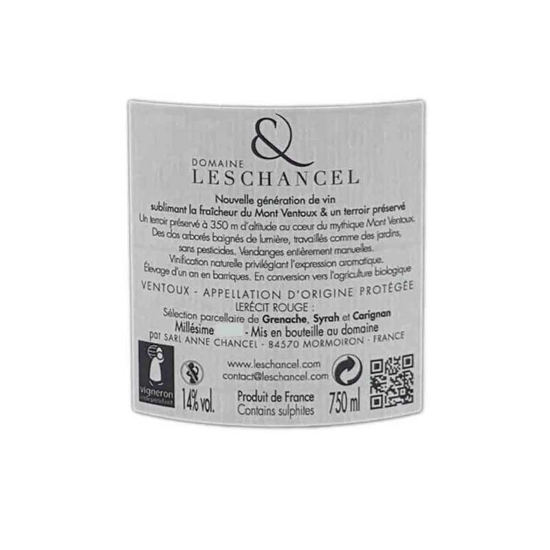 LeRouge   n°1 - Domaine LesChancel 75cl