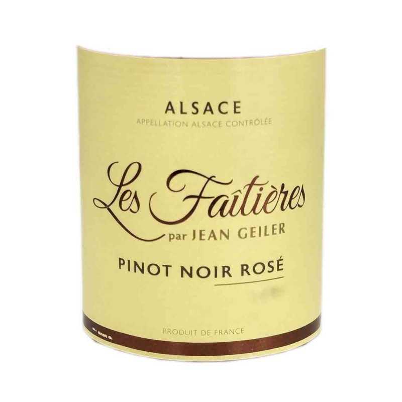  Vin D'Alsace Pinot Noir Rosé - Les Faîtières 75cl