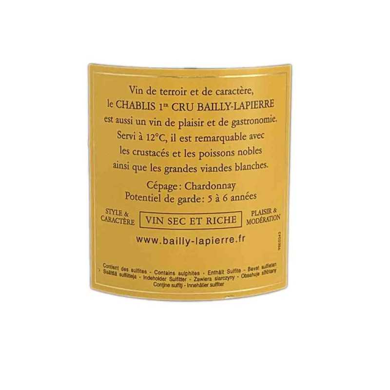 Chablis 1er Cru Bailly Lapierre - Vignerons de Buxy 75cl