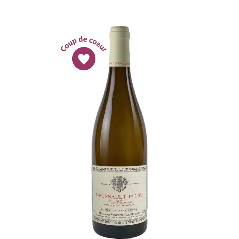 Vin blanc Bourgogne Meursault 1er Cru Les Charmes - Domaine Bouzereau 75cl