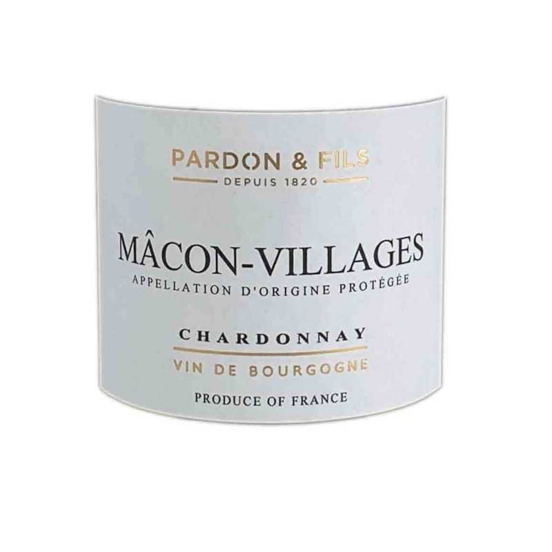 Vin Blanc Bourgogne-Mâcon Villages - Domaine des Tournons - Pardon et Fils 75cl