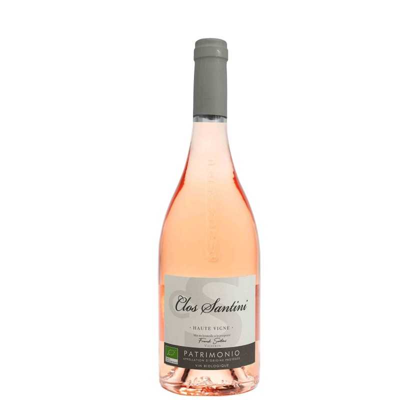 Vin rosé Corse -AOP Patrimonio Rosé BIO- Haute Vigne - Clos Santini 75cl