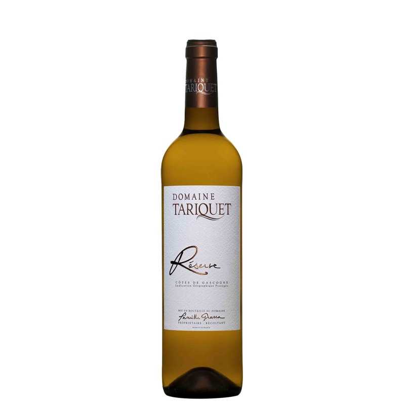 Vin blanc Côtes de Gascogne - Réserve- Domaine Tariquet 75cl