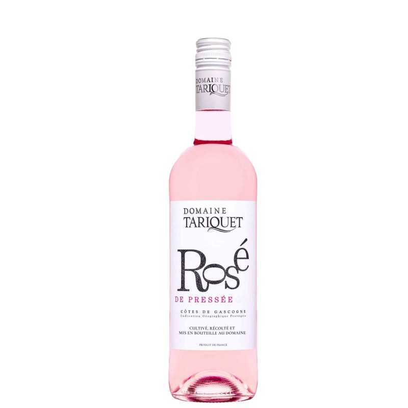 Vin rosé Côtes de Gascogne- Rosé de Pressée - Domaine Tariquet 75cl