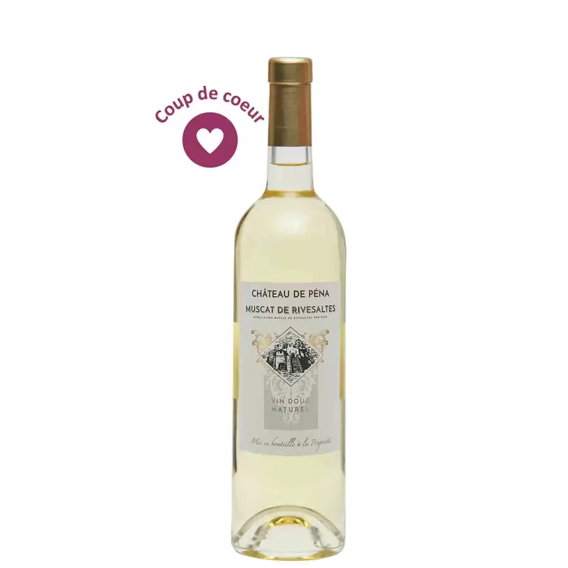 Vin blanc sucré Muscat de Rivesaltes - Château de Péna 75cl