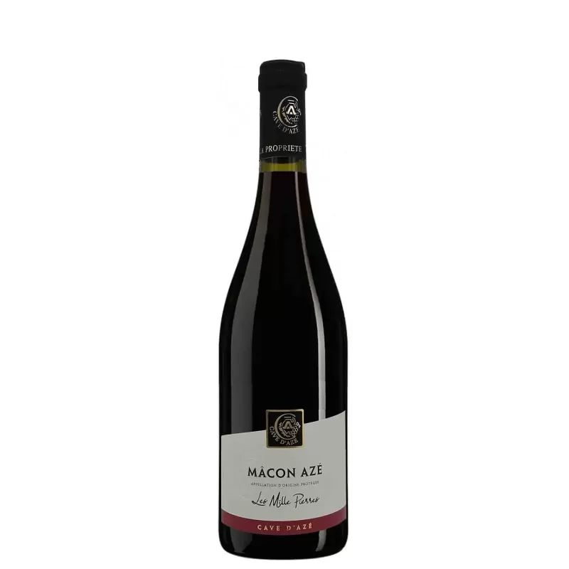 Vin Rouge Bourgogne Mâcon Azé- Les Milles Pierres-Cave d'Azé 75cl