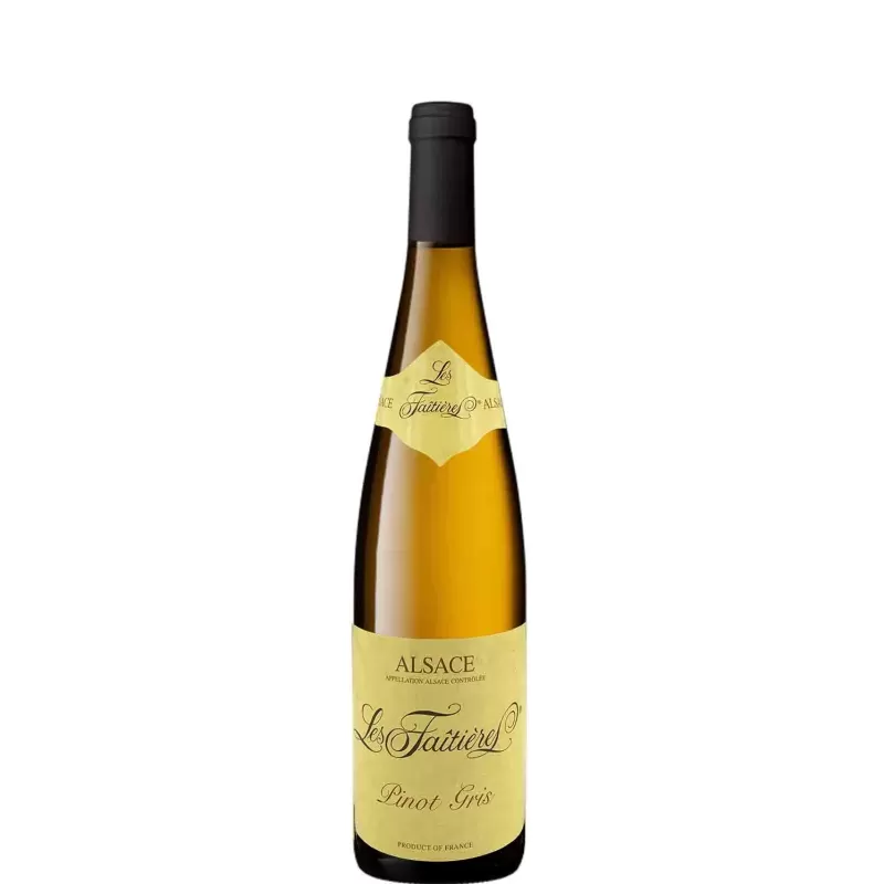 Vin blanc D'Alsace Pinot Gris - Les Faîtières 75cl