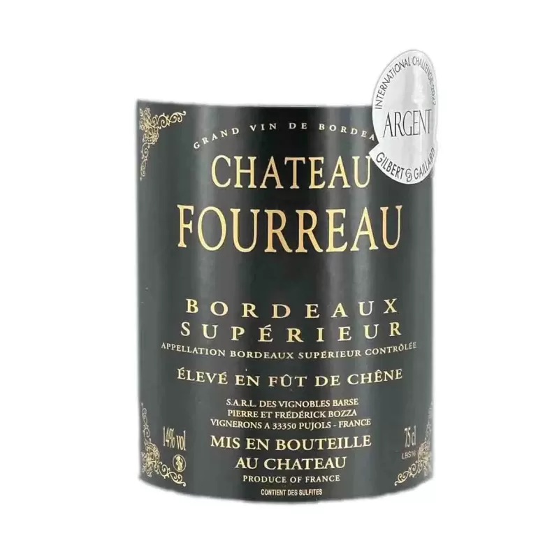 Un Bordeaux Supérieur du Château Fourreau au meilleur prix !