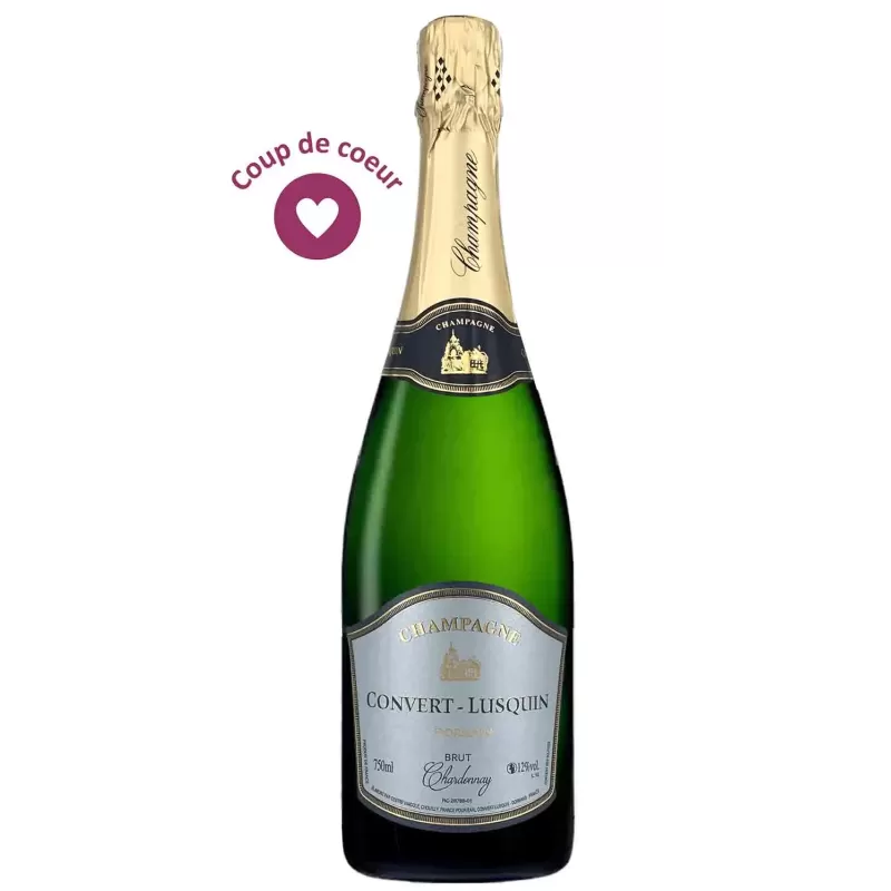 Champagne Blanc de Blanc Chardonnay - Domaine Convert-Lusquin 75cl