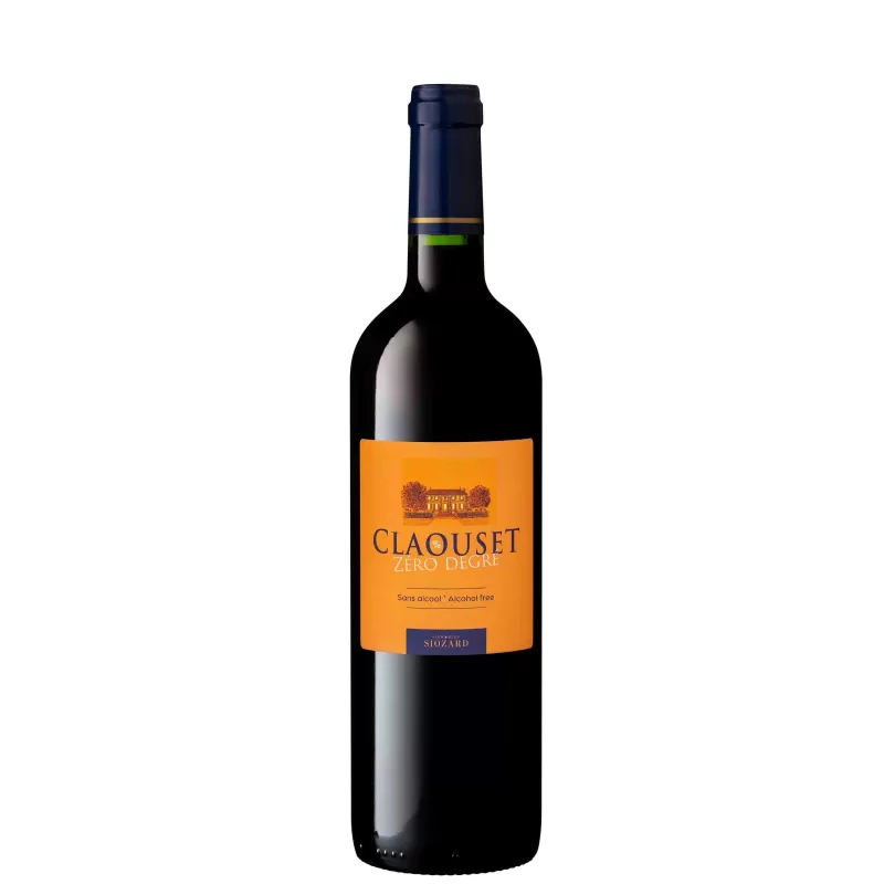 Vin sans alcool Rouge Zéro Degré Claouset - Vignobles Siozard 75cl