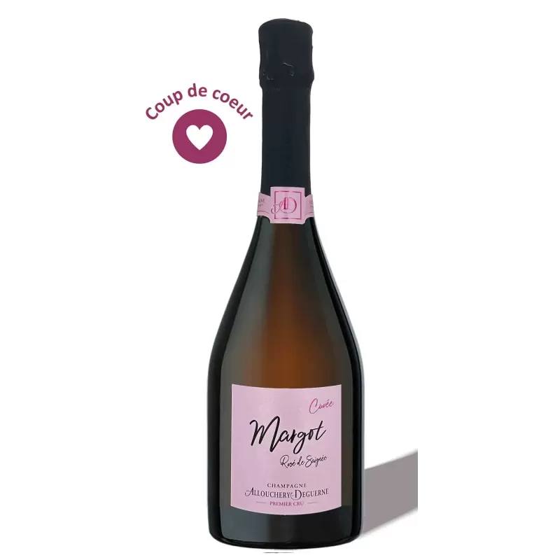 Champagne 1er Cru Rosé de Saignée- Cuvée Margot- Maison Allouchery-Deguerne 75cl