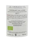 Crémant de Loire Brut Bio Armantine Amirault au meilleur prix