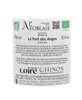 Chinon blanc La Part des Anges du Domaine de la Noblaie au meilleur prix.