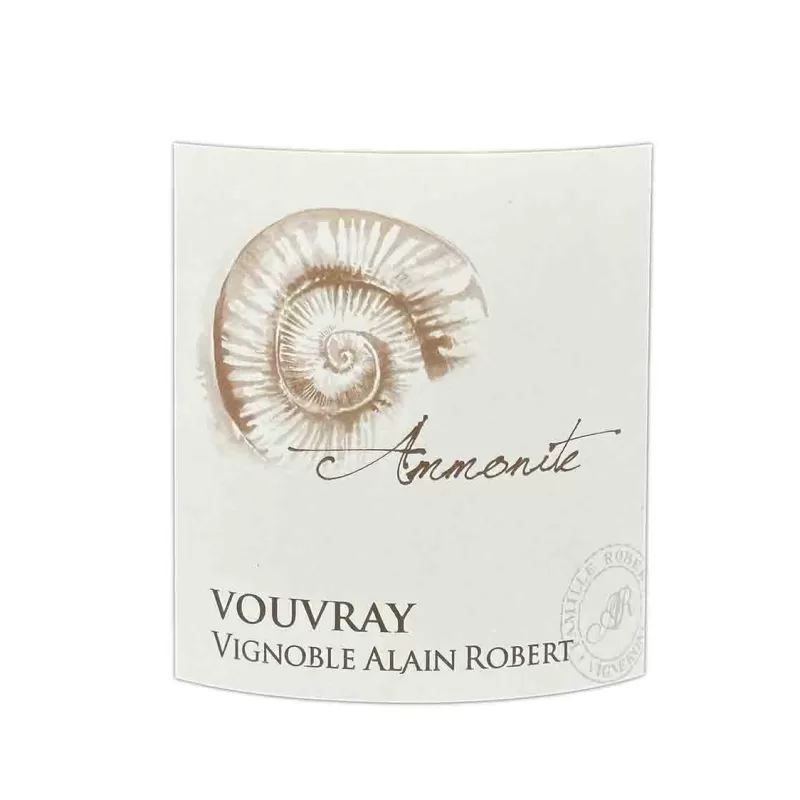 Vouvray blanc sec Ammonite Vignoble Alain Robert au meilleur prix.