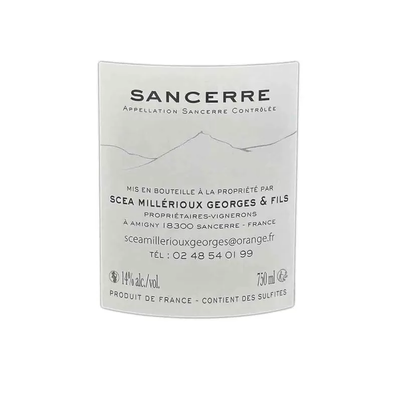 Sancerre rouge du Domaine Millérioux au meilleur prix livré chez vous