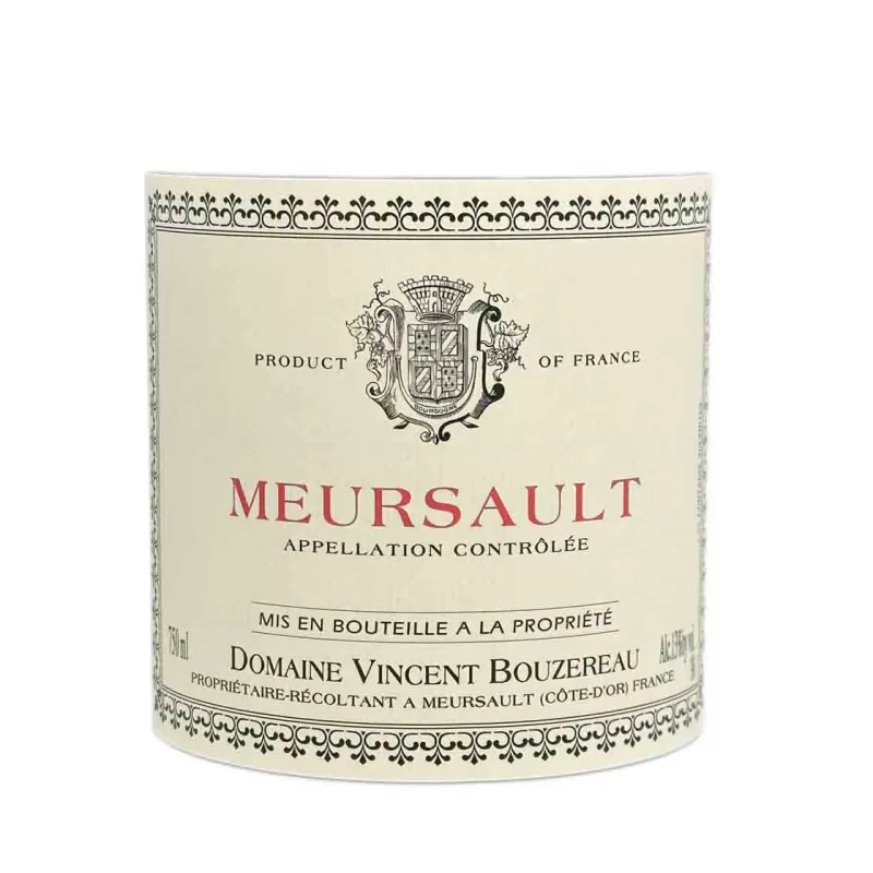 Meursault rouge Domaine Vincent Bouzereau au meilleur prix.