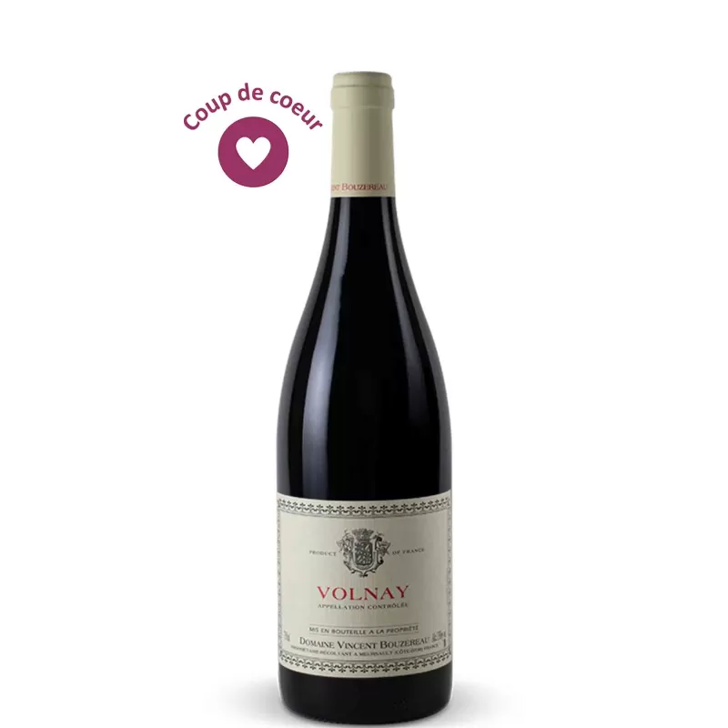 Vin rouge Bourgogne Volnay du Domaine Vincent Bouzereau