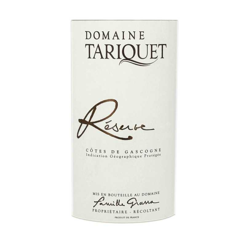 Vin blanc Côtes de Gascogne - Réserve- Domaine Tariquet 75cl