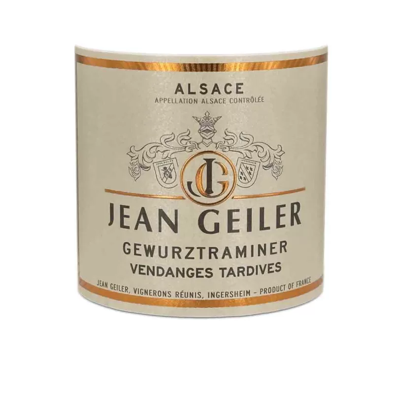 Grand Cru d'Alsace : Gewurztraminer Vendanges Tardives Jean Geiler