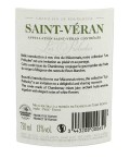 Vin blanc Bourgogne Saint-Véran - Terres Secrètes 75cl