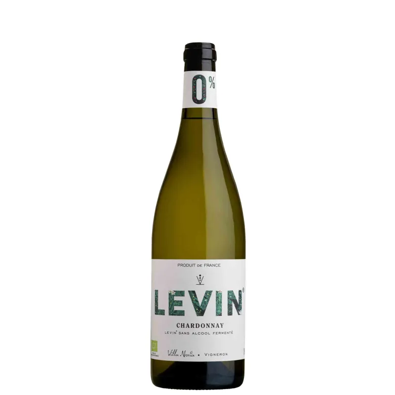 Vin blanc sans alcool - Levin Chardonnay - Villa Noria