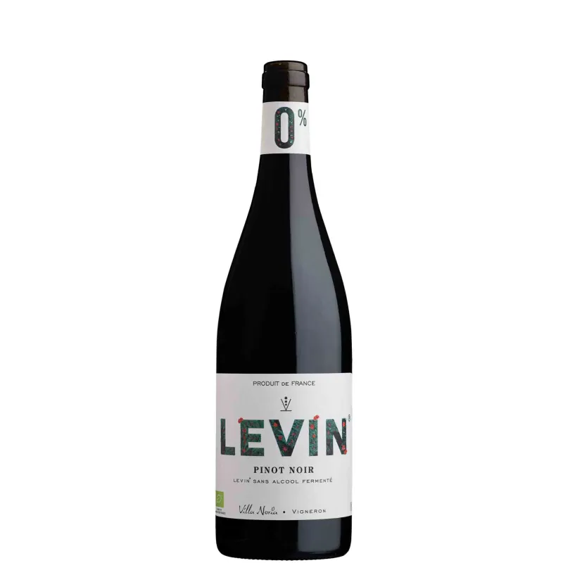 Vin rouge sans alcool - Levin Pinot Noir - Villa Noria