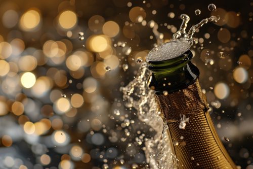 champagne bottle pop close up picjumbo com