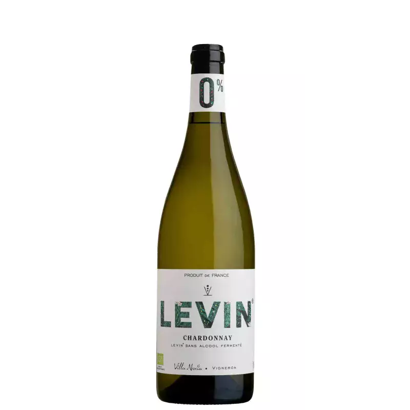 Vin sans alcool Blanc | Levin Chardonnay Bio - Domaine Villa Noria