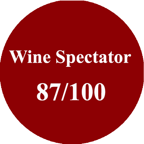 Wine Spectator 87/100 