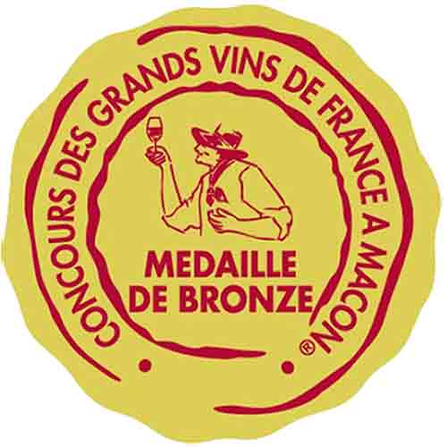 Concours Grands Vins de France Mâcon Bronze 